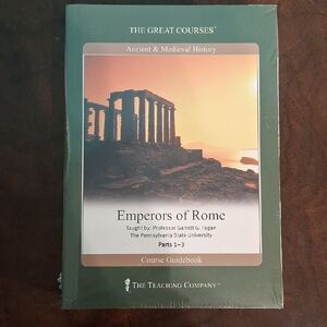 NEW! The Great Courses Emperors of Rome Guidebook & 3 DVD